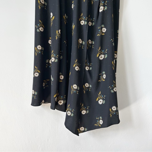 NEW Veronica Beard Wixson Silk Blend Floral Midi Dress Asymmetrical Hem - Picture 9 of 12